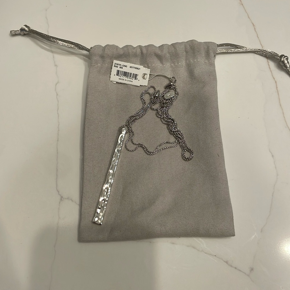 Kendra Scott Silver Zorte Long Necklace